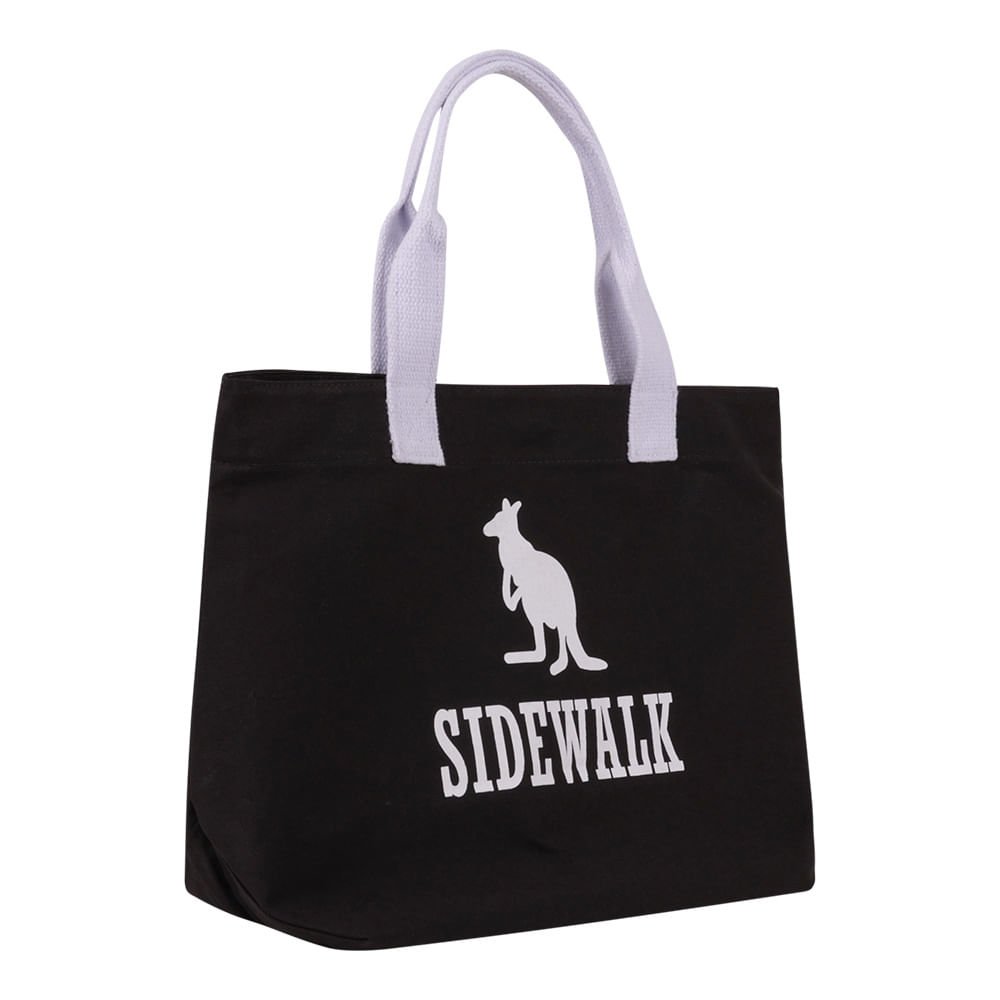 Bolsa Ecobag Lona - Preto Preto 2