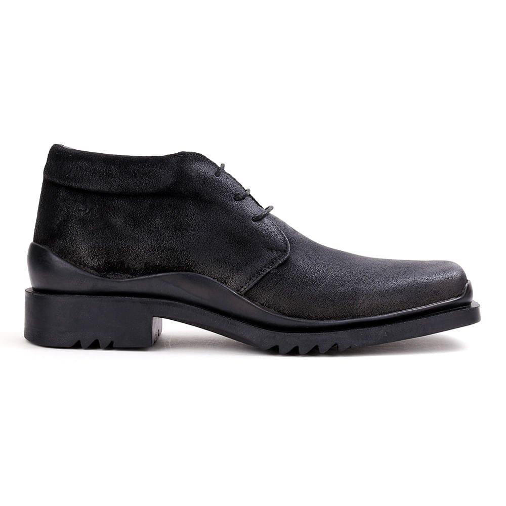 Bota Camurça Desert Squad - Preto Preto 2