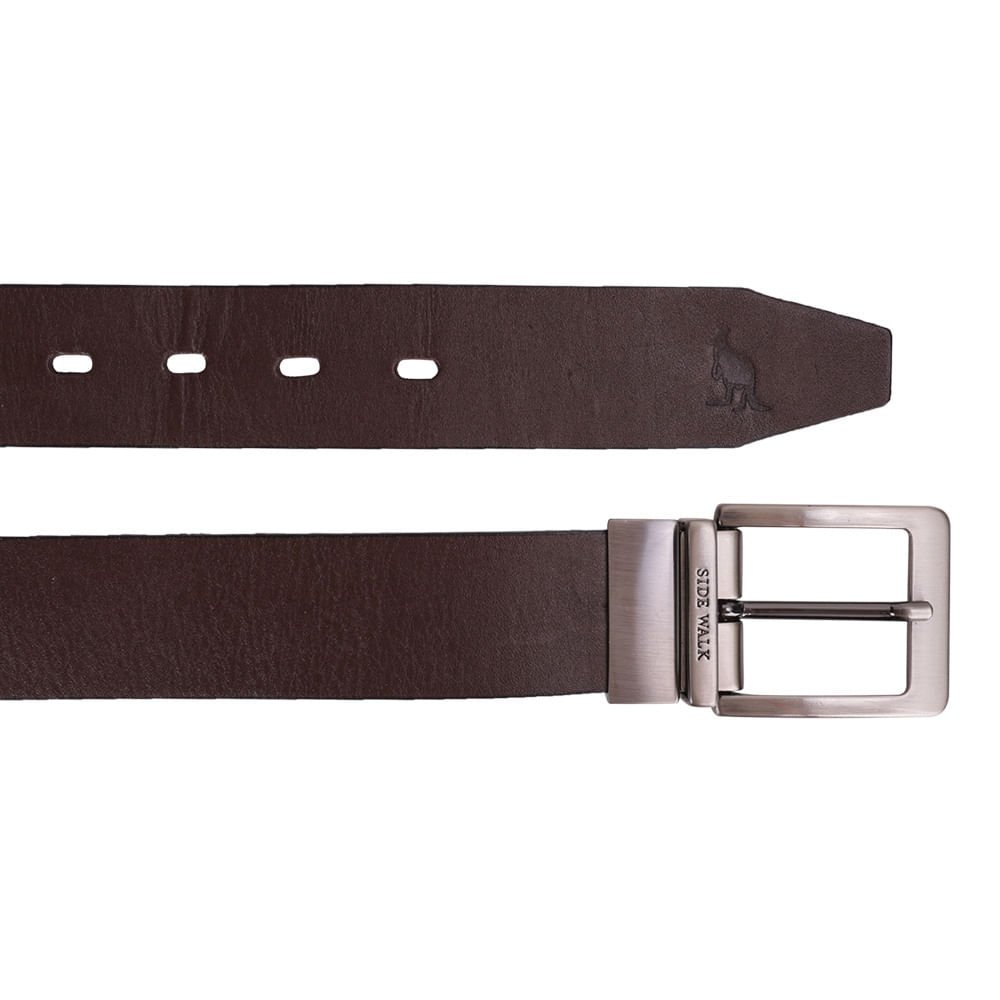 Cinto Couro Dupla Face - Cafe/Preto Café/Preto 2