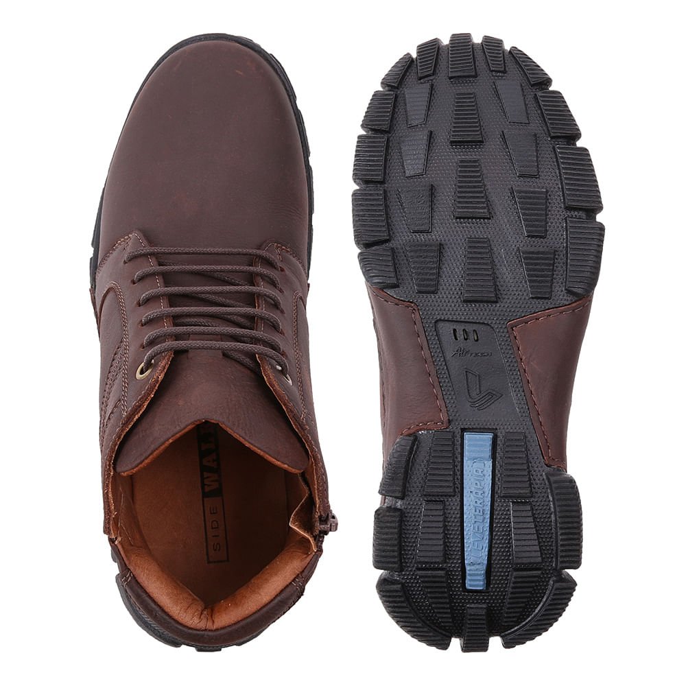 Bota Couro Praire Rust - Cafe Marrom 3