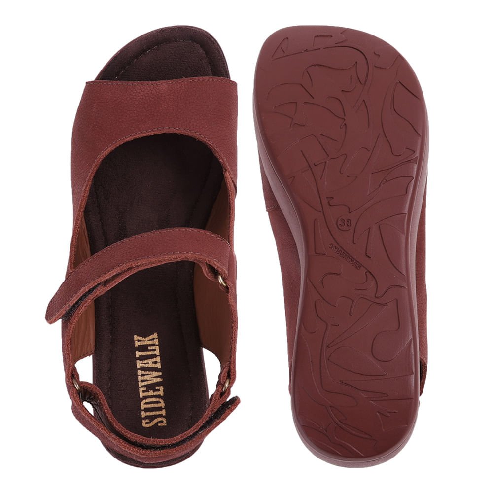 Sandalia Couro Anabela - Pinhao Pinhão 3