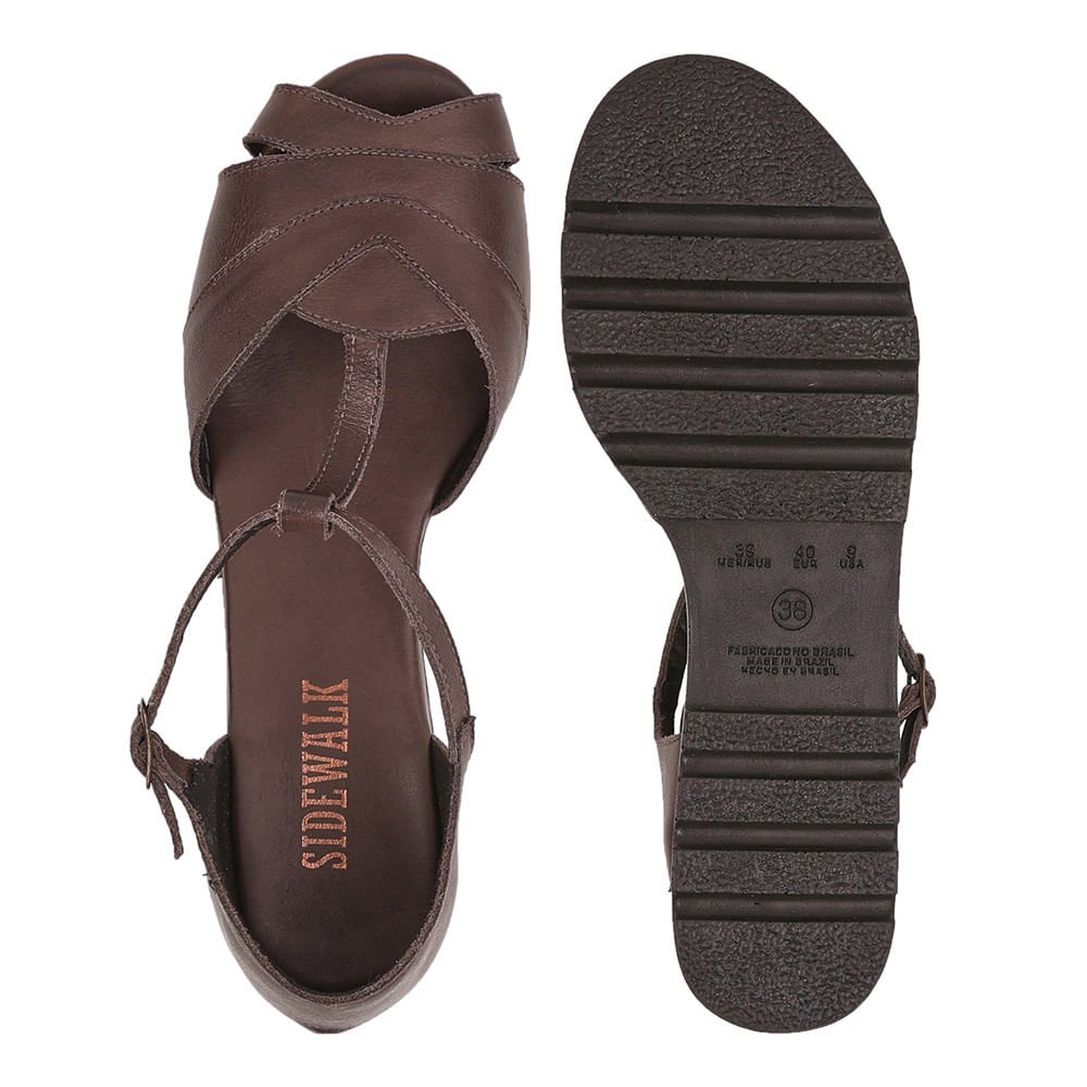 Sandalia Couro Salome - Cafe Café 2