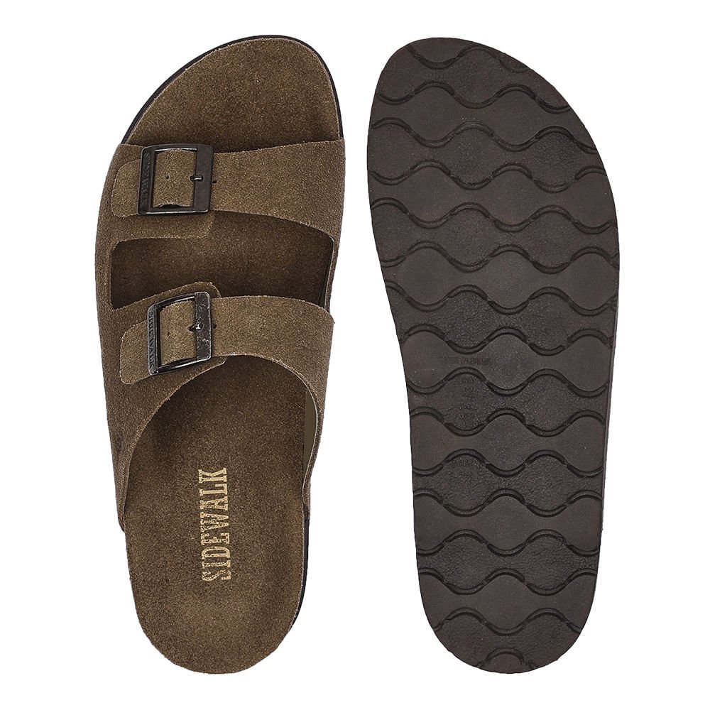 Sandalia Anatomica - Verde Militar Marrom 3