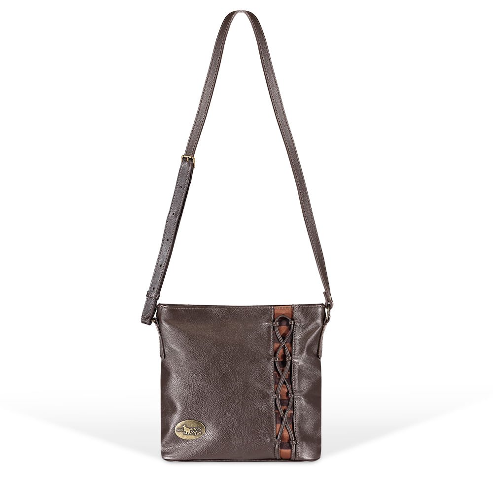 Bolsa Couro Tranca - Cafe