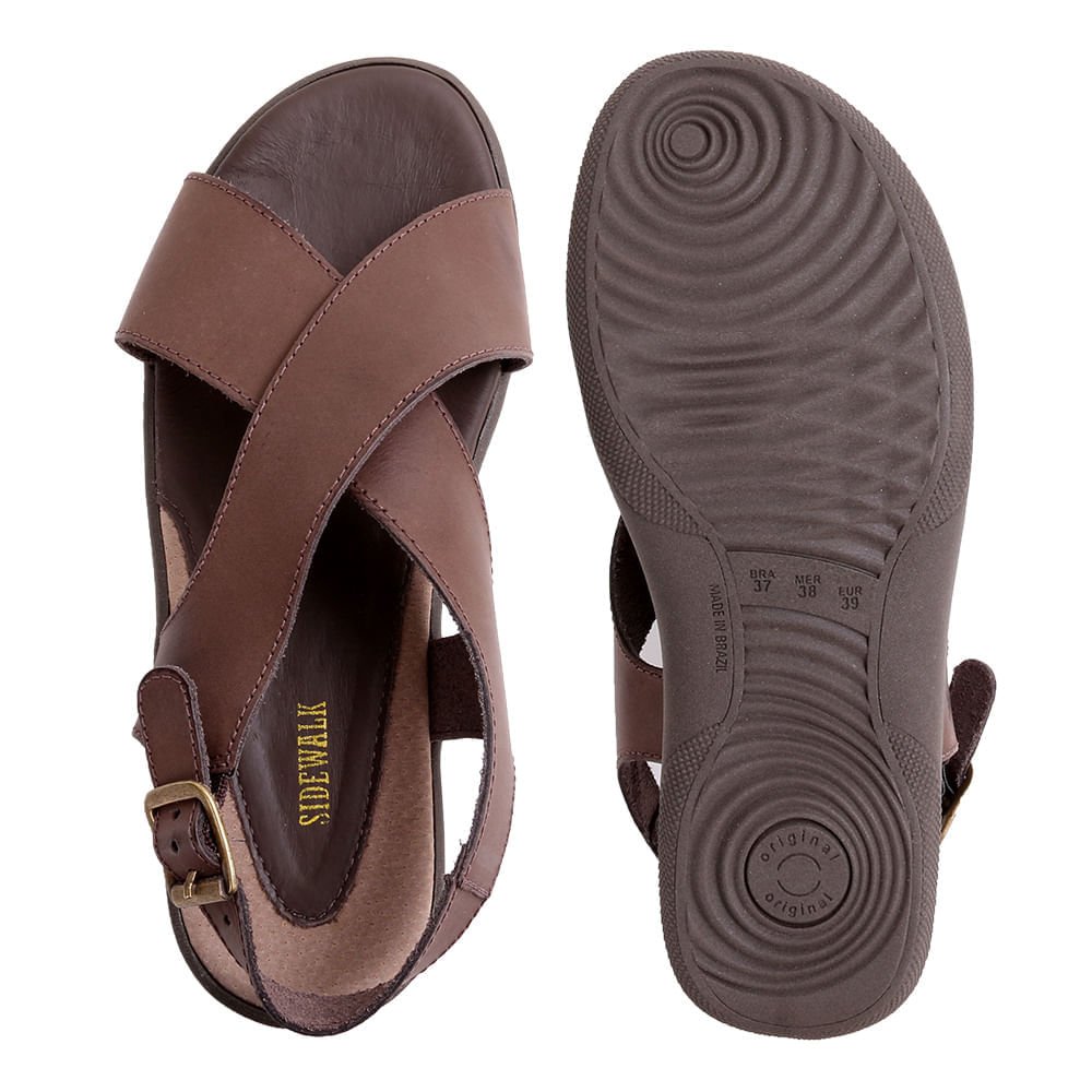 Sandália Fivela Pecus-Plato - Tabaco Tabaco 3