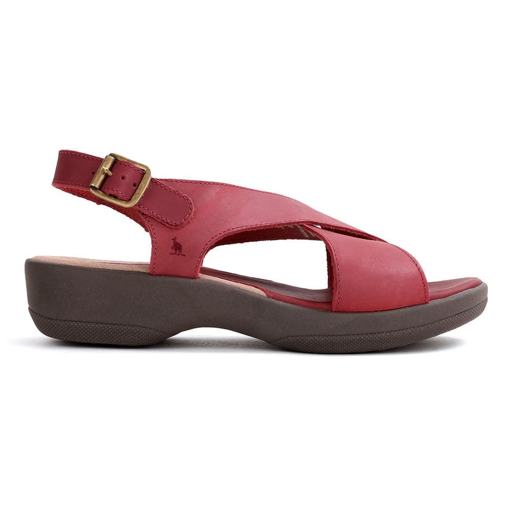 Sandália Fivela Pecus-Plato - Vinho Vinho 1