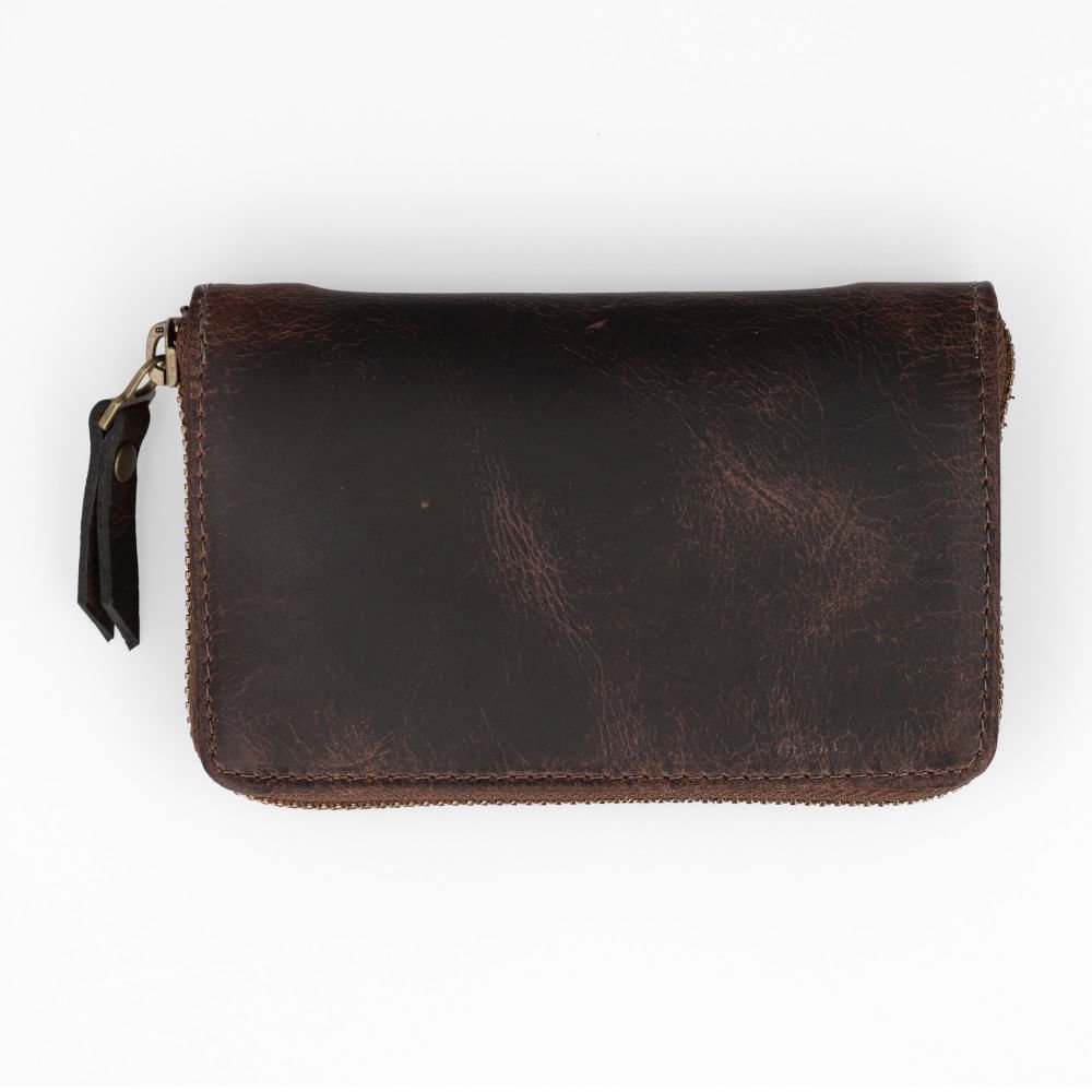 Carteira Feminia Couro - Cafe Café 2