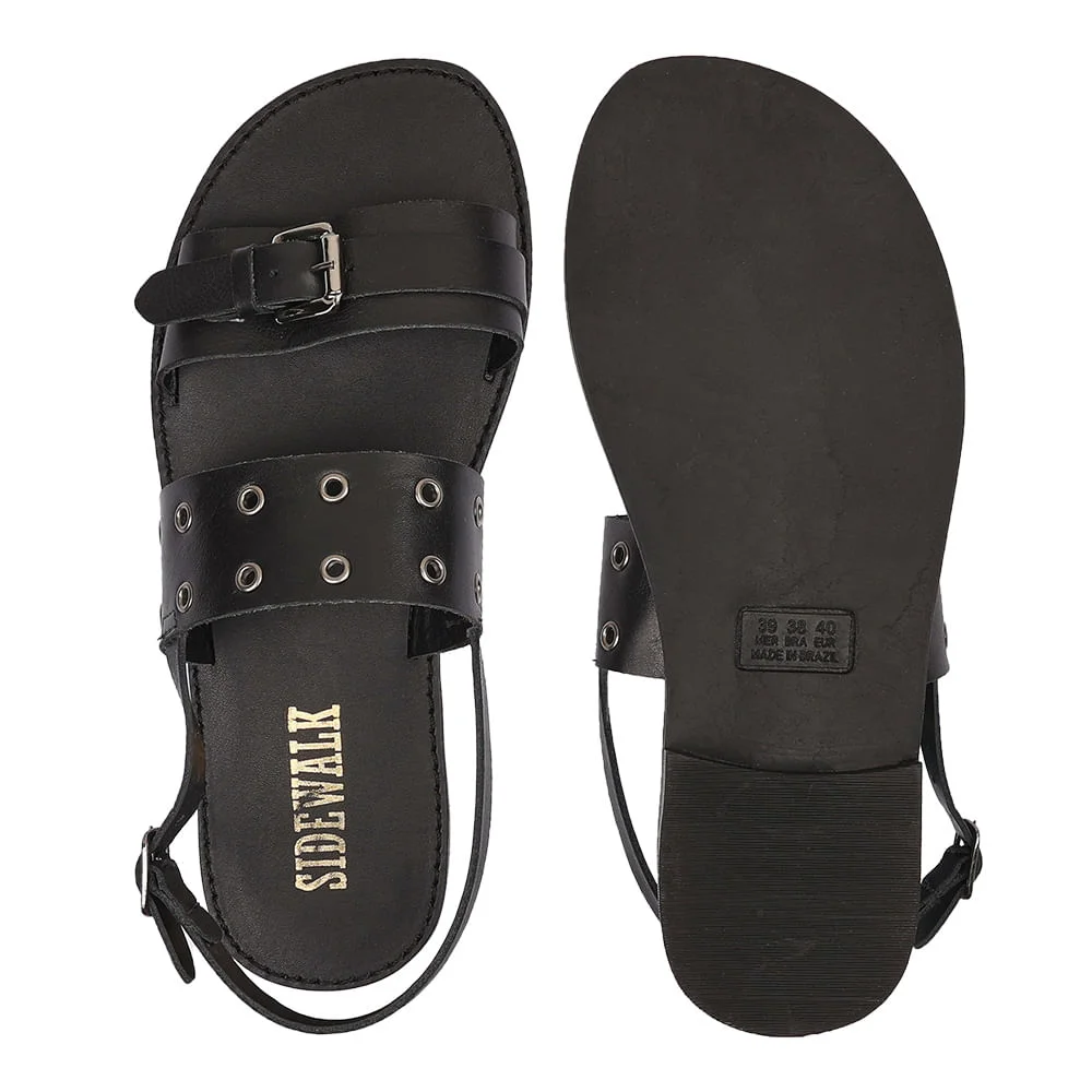 Sandalia Ilhoses Confort - Preto Preto 3