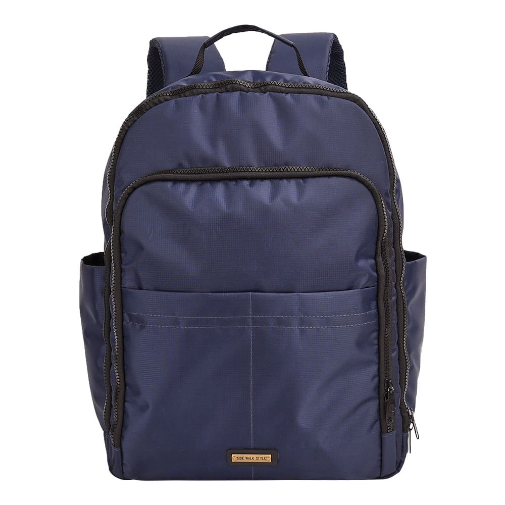 Mochila Nylon Bolsos - Azul Marinho