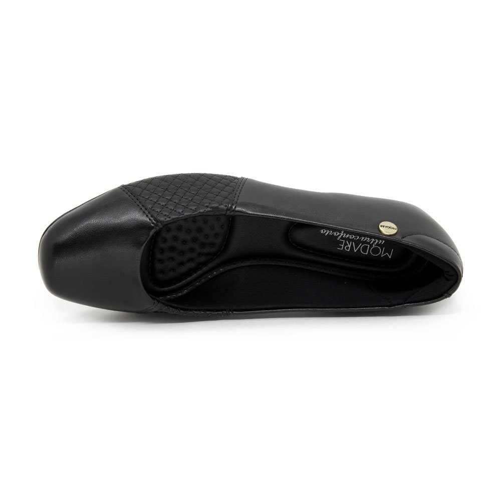 Sapatilha Modare Ultraconforto 7016.457 Preta Preto 3