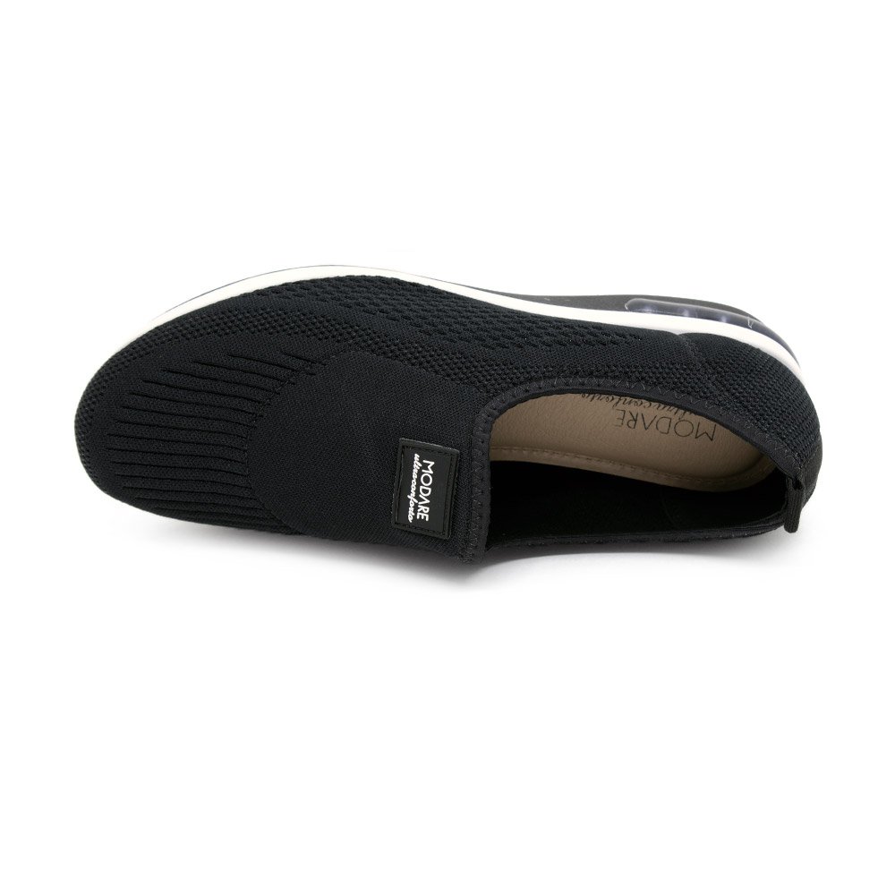 Tênis Casual Feminino Modare Ultraconforto 7320.217 Preto Preto 3