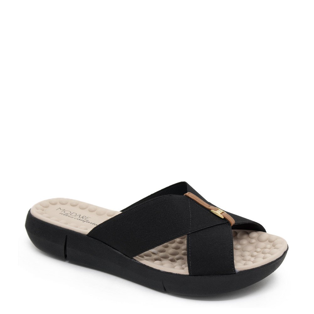Tamanco Modare Feminino 7142.101 Preto Preto 1