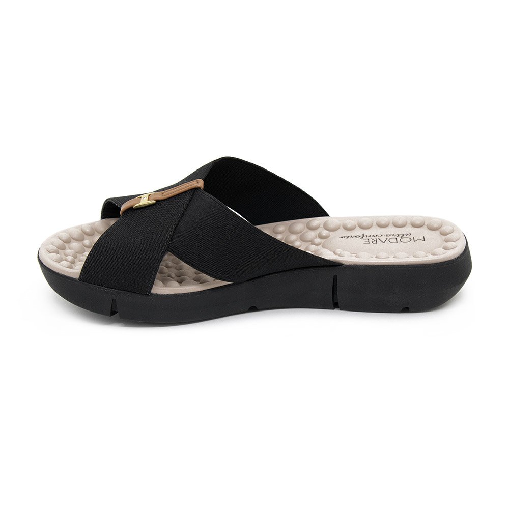Tamanco Modare Feminino 7142.101 Preto Preto 2