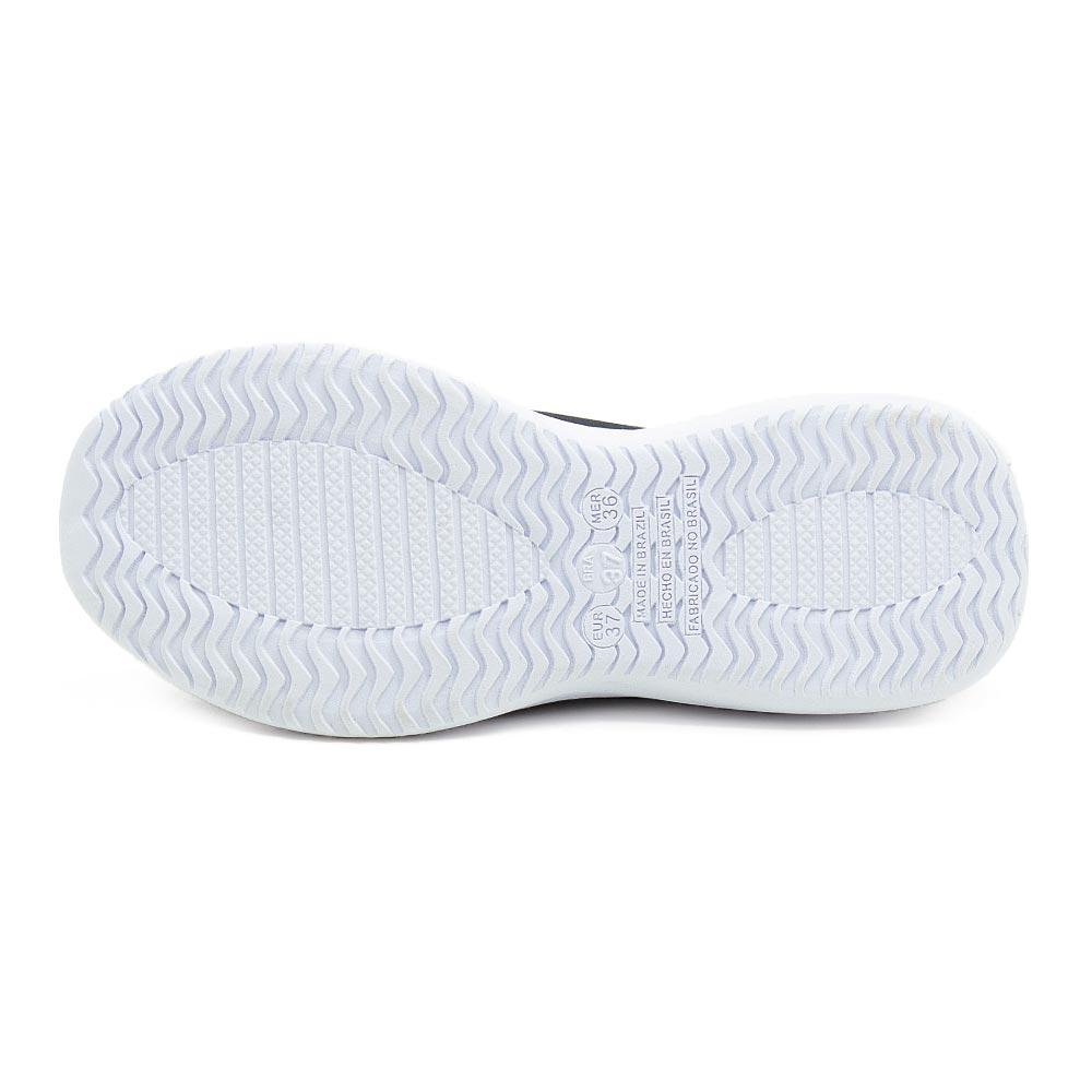 Tênis Slip On Feminino Fashion Fz 201-06 Preto Preto 4