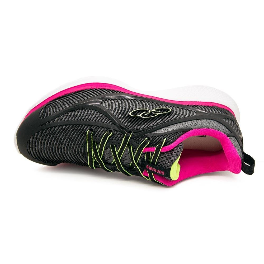 Tênis Olympikus Infantil Feminino Supremo Kids 943 Preto Preto 3