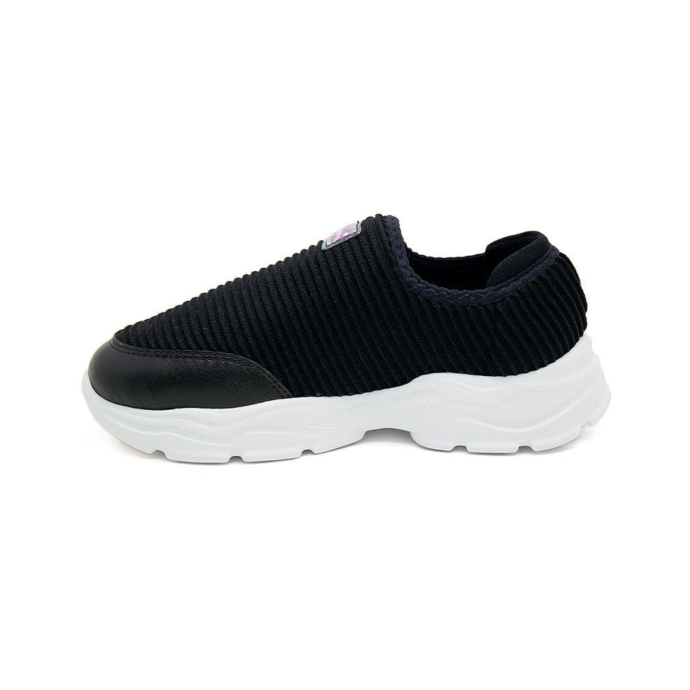 Tênis Infantil Menina Molekinha 2564.100 Preto Preto 2