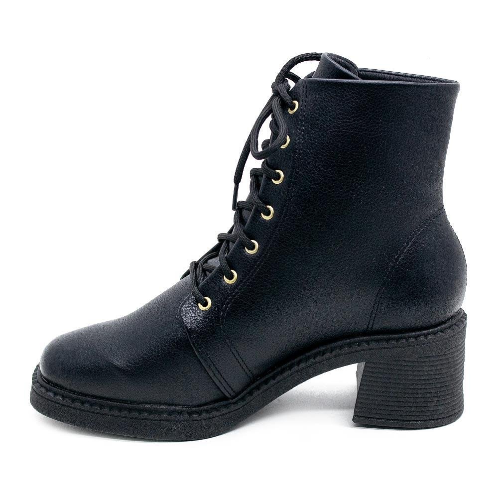 Bota Coturno Feminina Beira Rio 9082.101 Preto 2