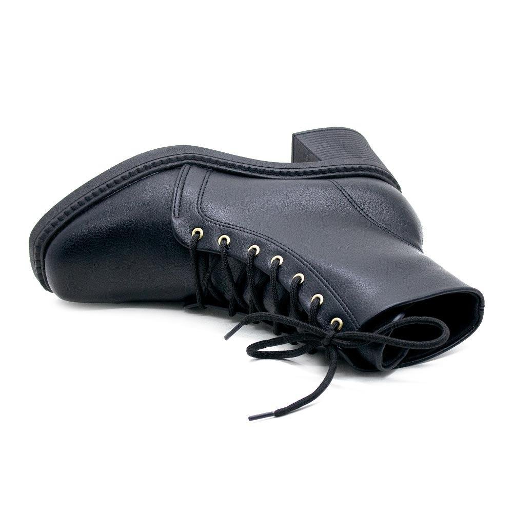 Bota Coturno Feminina Beira Rio 9082.101 Preto 3