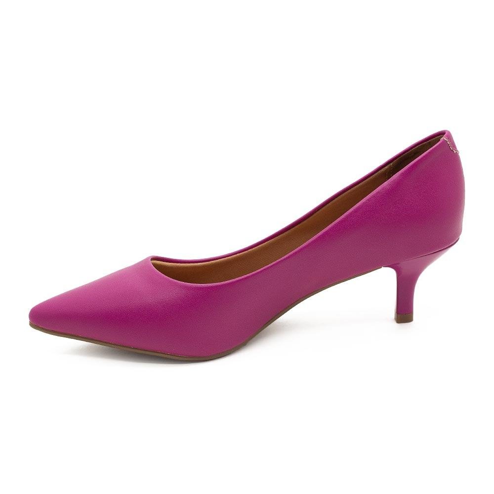 Sapato Scarpin Feminino Vizzano 1122.828 Magenta Roxo 2