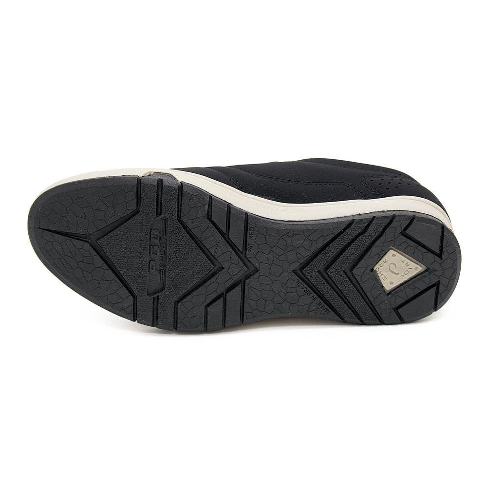 Sapatênis Masculino Infantil Pegada 370418 Preto Preto 4