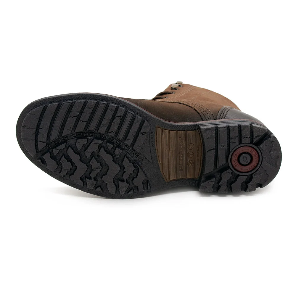 Coturno Masculino Pegada 180745 Couro Castanho Marrom 4