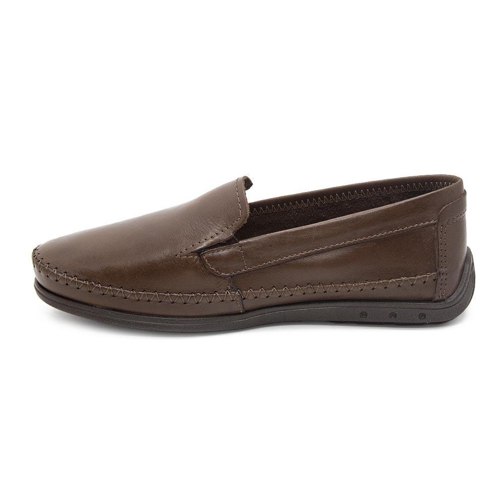 Sapato Mocassim Masculino Pegada 141601 Couro Cravo Marrom 2