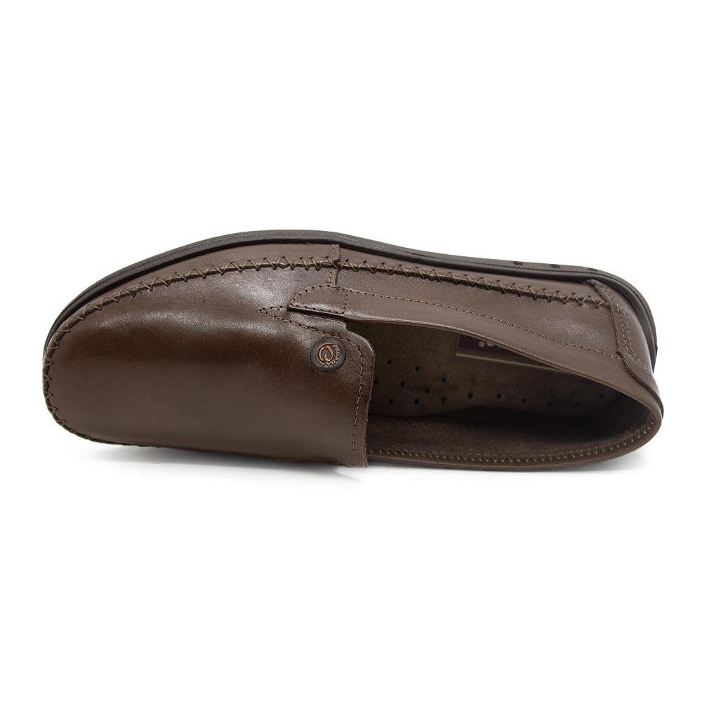 Sapato Mocassim Masculino Pegada 141601 Couro Cravo Marrom 3