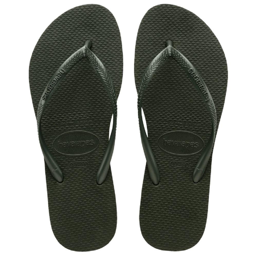 Havaianas BRASIL - Ciabatte da mare - GREEN/bianco