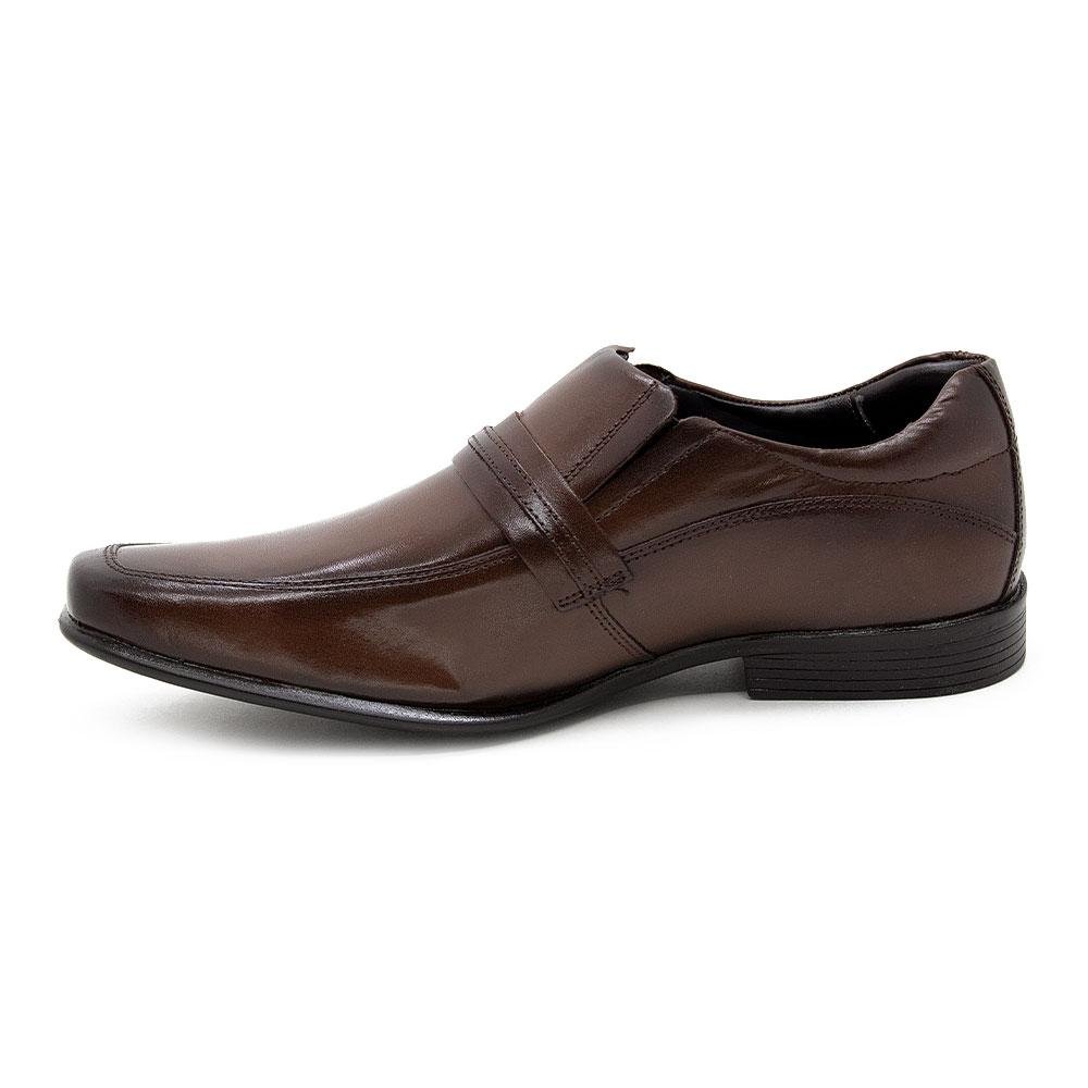 Sapato Social Masculino Rafarillo Couro Senna 45003 Marrom Marrom 2