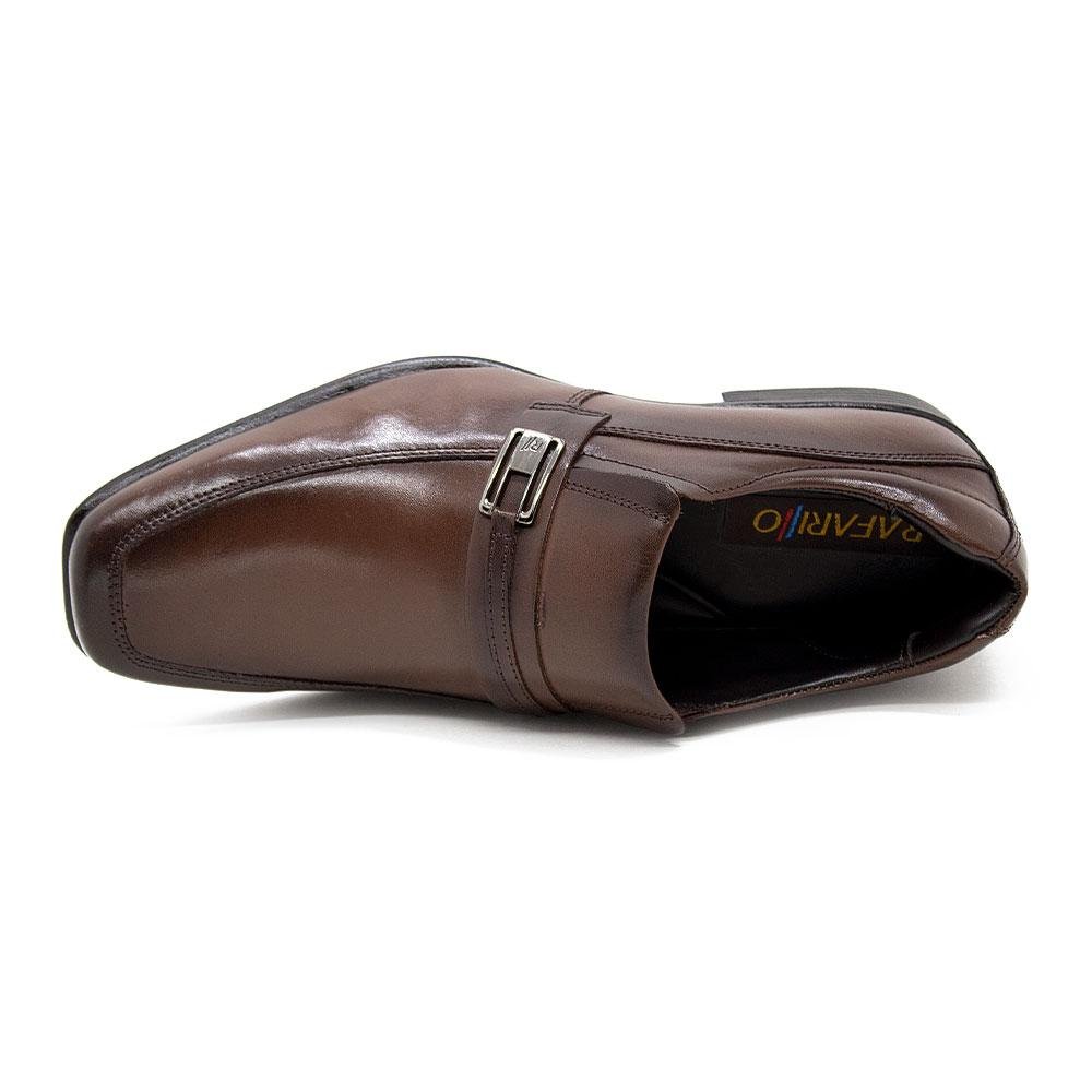 Sapato Social Masculino Rafarillo Couro Senna 45003 Marrom Marrom 3