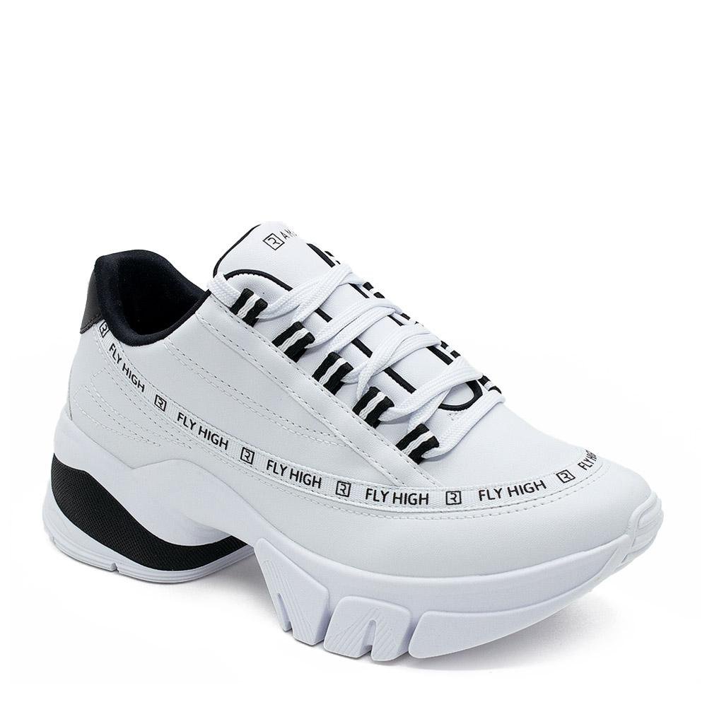 Tênis Feminino Sneaker Fly High Ramarim 22-80104 Branco Branco 1