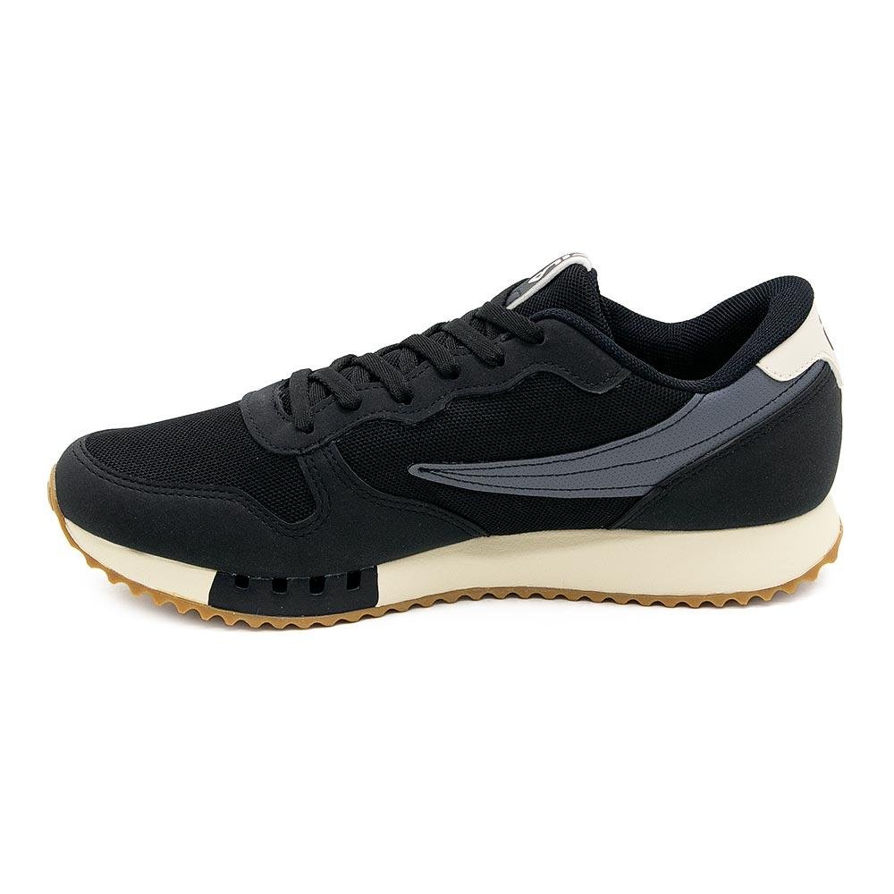Tênis Masculino Fila Euro Jogger 1071423 Preto Preto 2