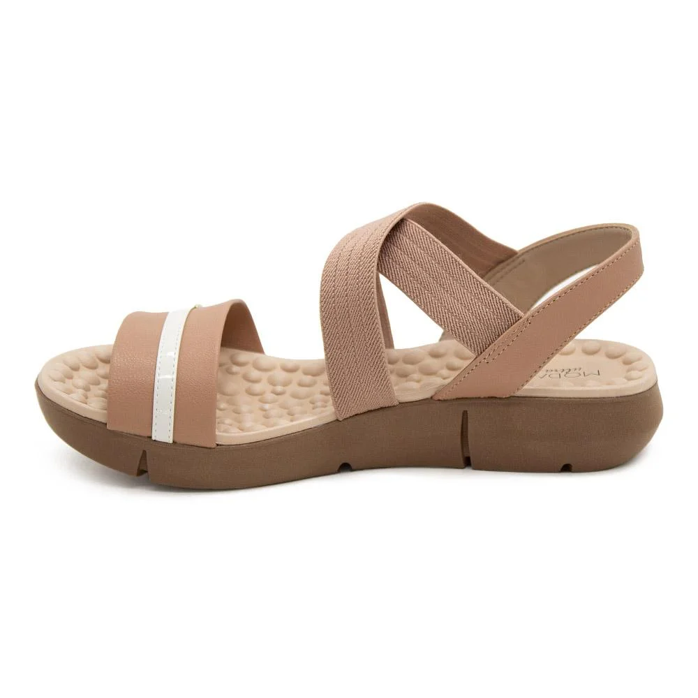 Sandália Rasteira Modare Ultraconforto 7142.102 Nude Bege 2