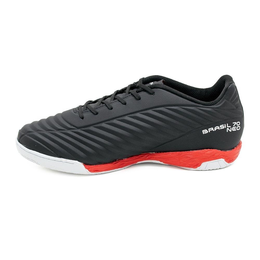 Chuteira Futsal Masculina Penalty Brasil 70 Neo XX Preta Preto 2