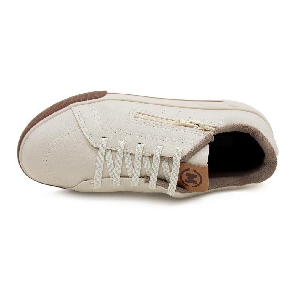 Tênis Infantil Casual Menino Molekinho 2842.209 Off White Branco 3
