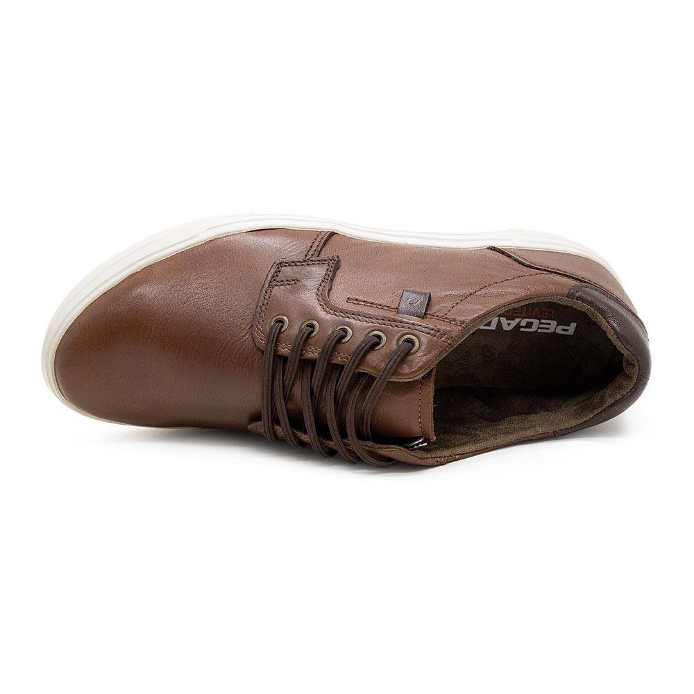 Sapatênis Masculino Pegada 110406 Terracota Marrom 3