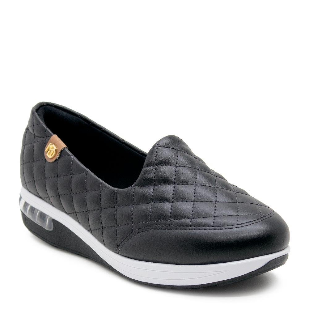 Tênis Casual Joanete Feminino Modare 7320.263 Preto Preto 1
