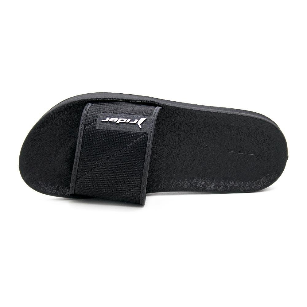 Chinelo Masculino Slide Rider 11578 Preto Preto 3