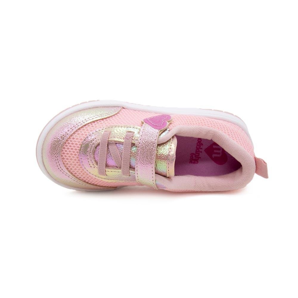 Tênis Casual Infantil Menina Molekinha 2728.103 Rosa Rosa 3
