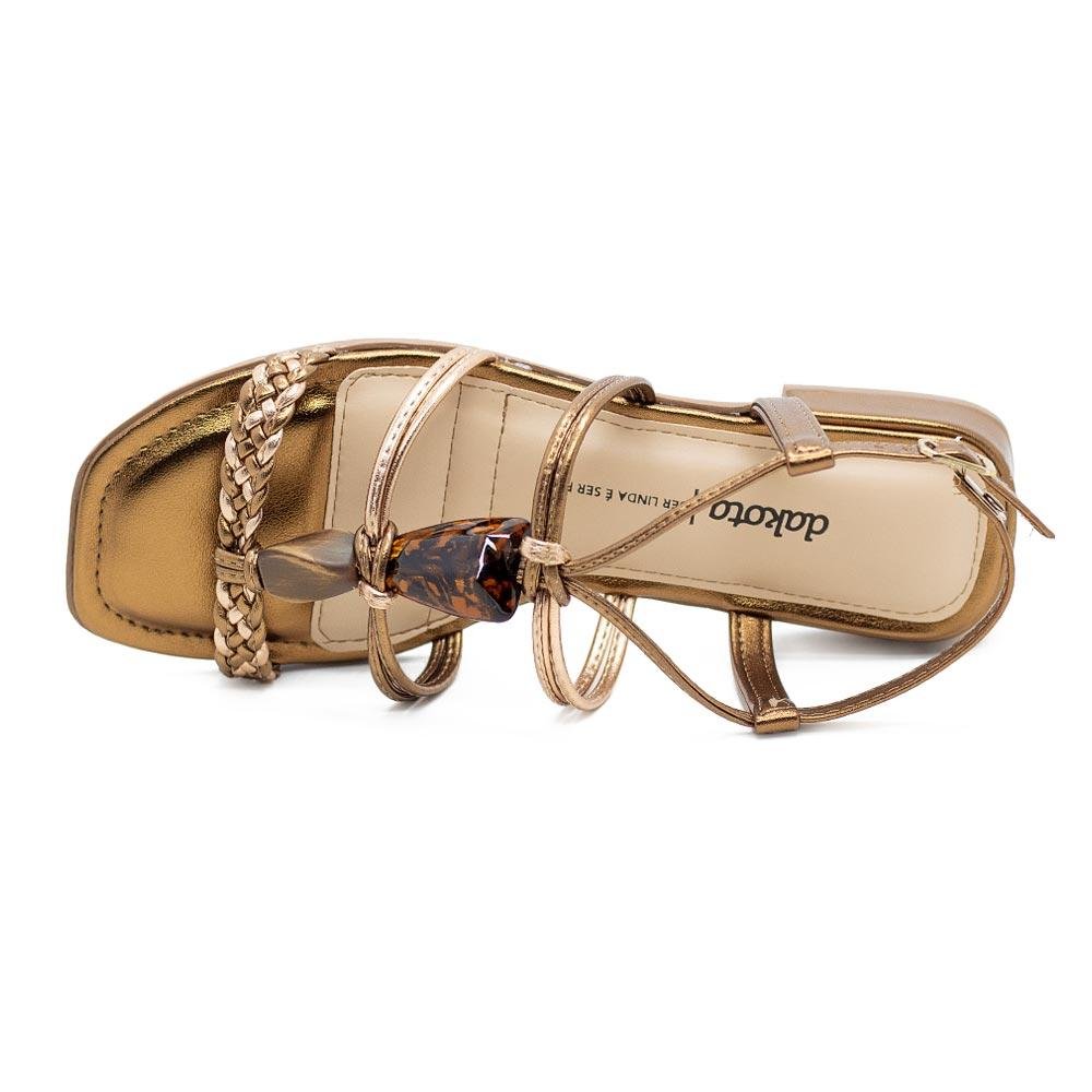 Sandália Dakota Feminino Dourado 3