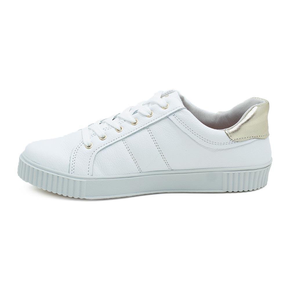 Tênis Casual Finino Pgada Burnishd 219018 Branco Branco 2