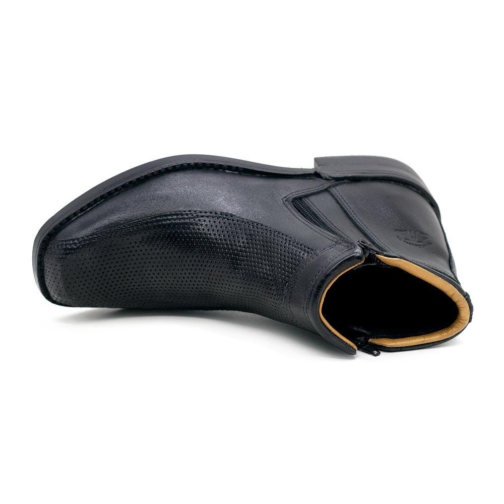 Botina Masculina Pé Na Estrada 0022 Preta Preto 3