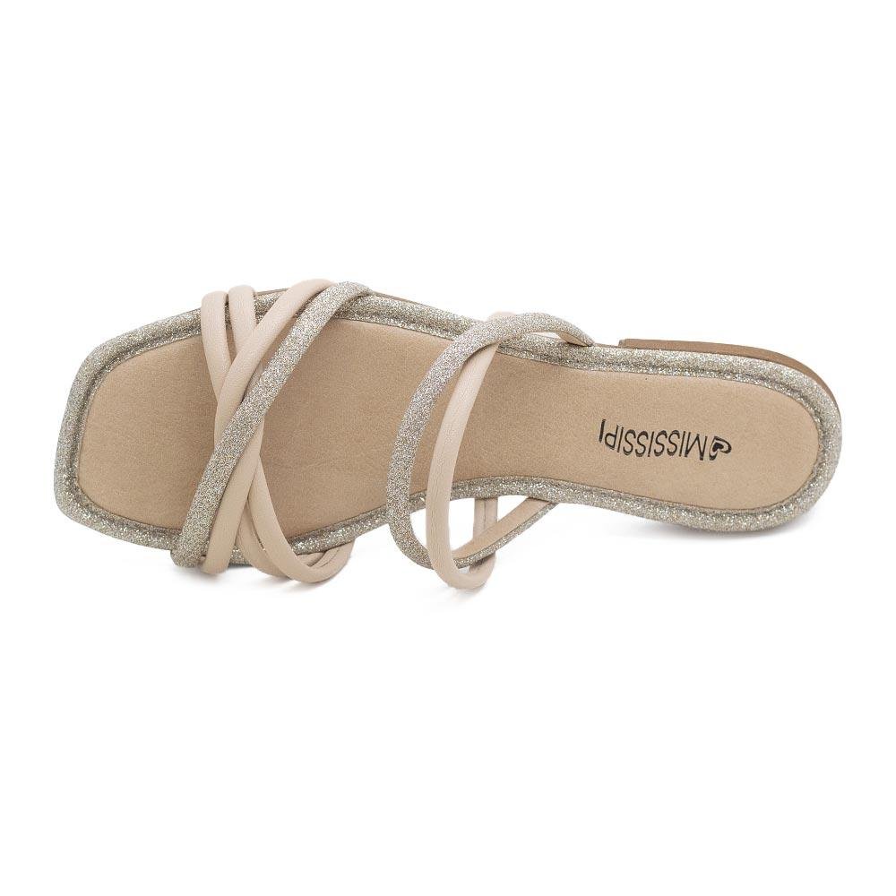 Rasteira Feminina Mississipi Q9663 Nude Bege 3