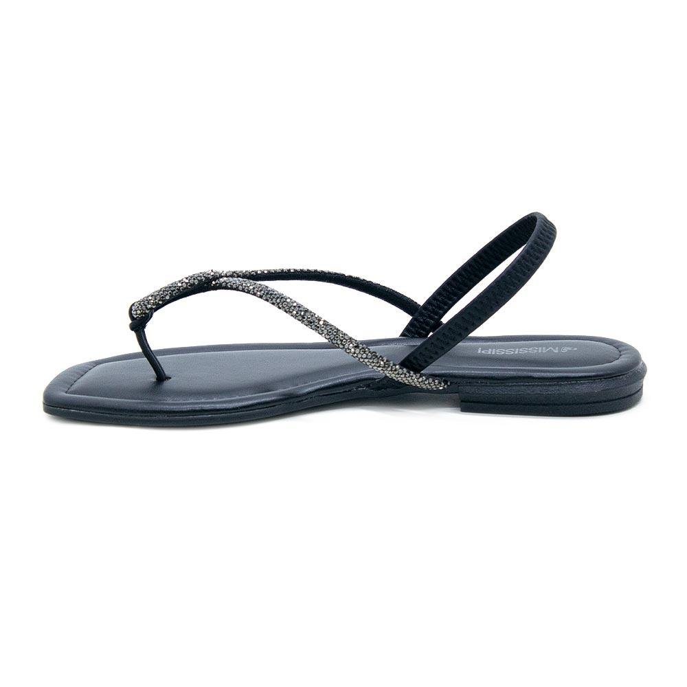 Rasteirinha Mississipi Rasteira Preto 2