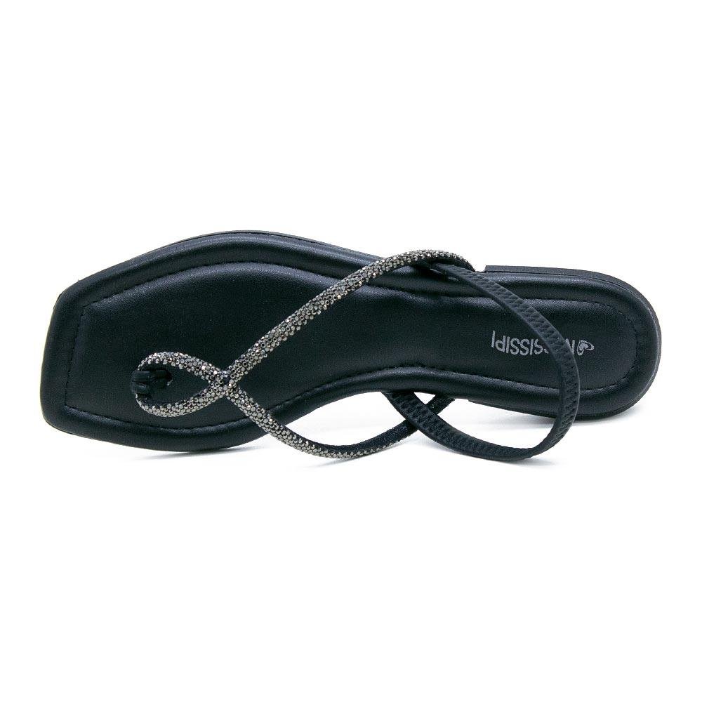 Rasteirinha Mississipi Rasteira Preto 3