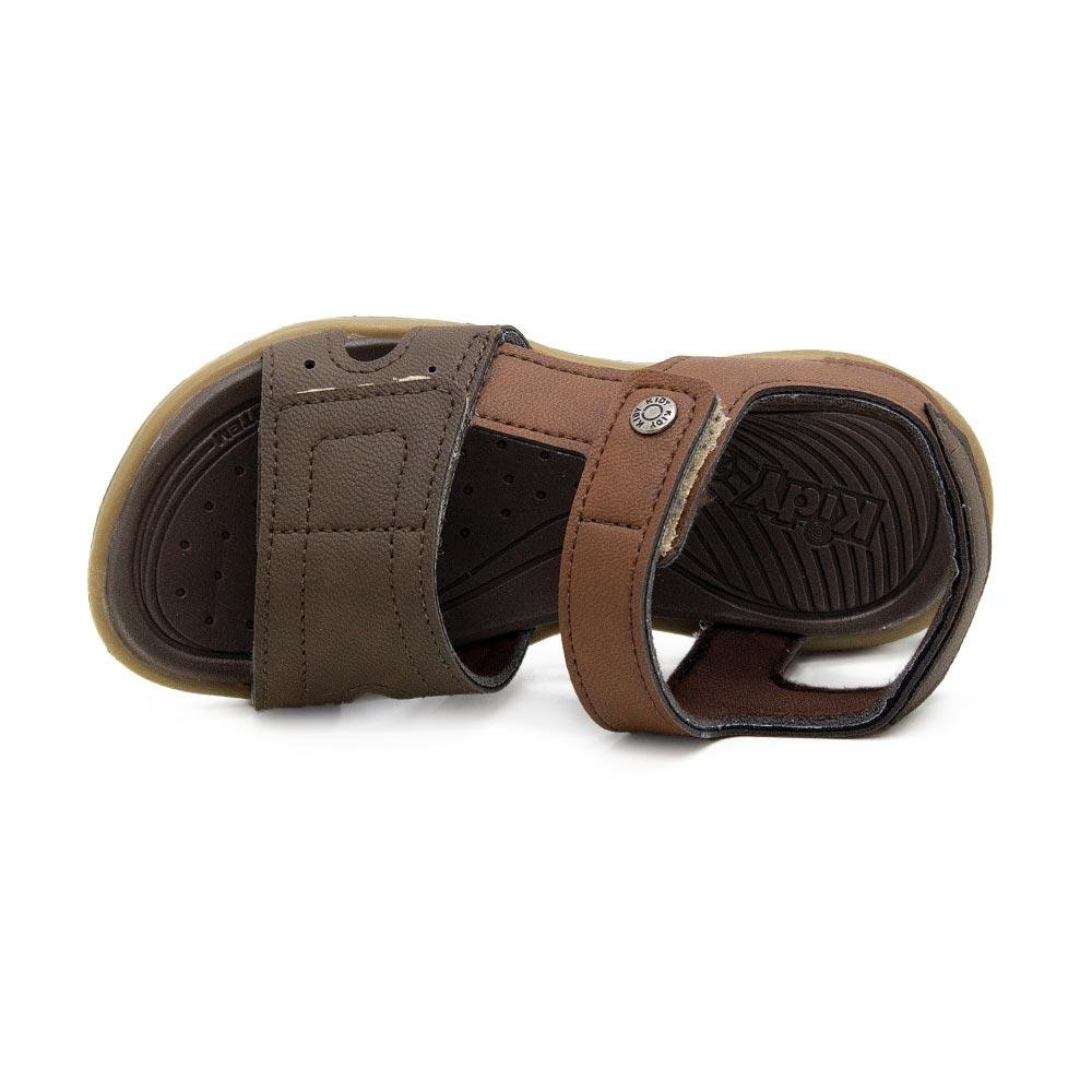 Sandália Infantil Menino Kidy 069-9470 Marrom Marrom 3
