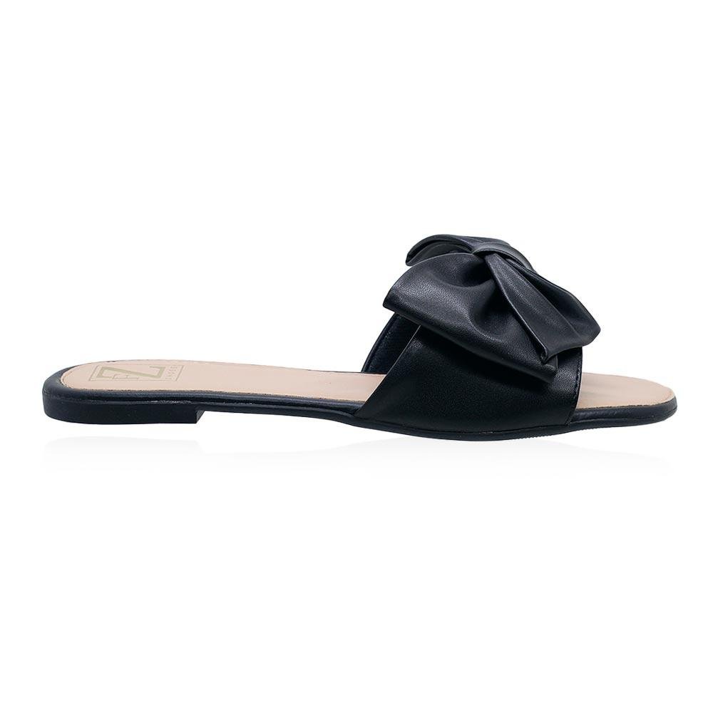 Rasteira Feminina Fashion Fz 02.0055 Preta Preto 1