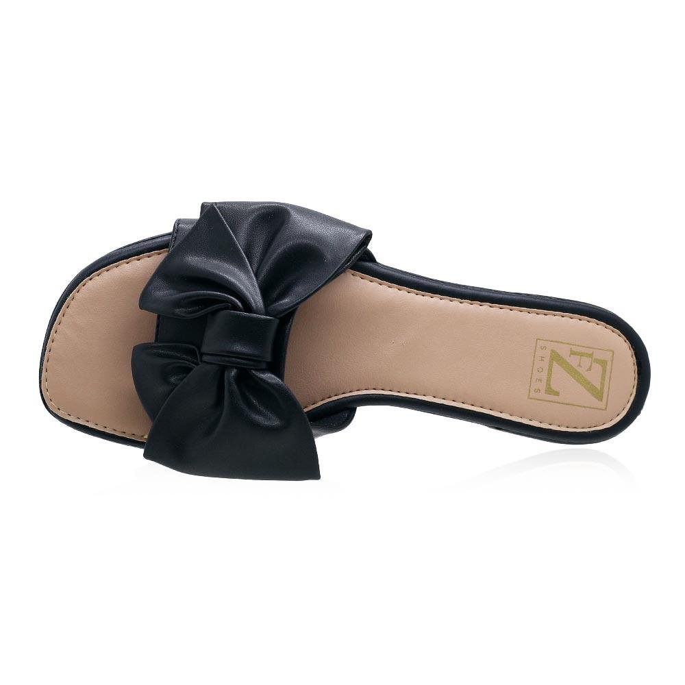 Rasteira Feminina Fashion Fz 02.0055 Preta Preto 3