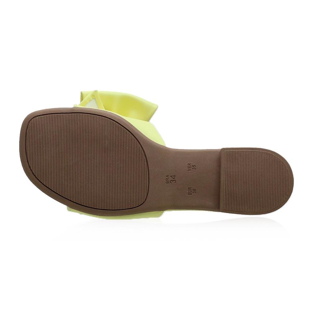 Rasteira Feminina Fashion Fz 02.0055 Amarela Amarelo 4