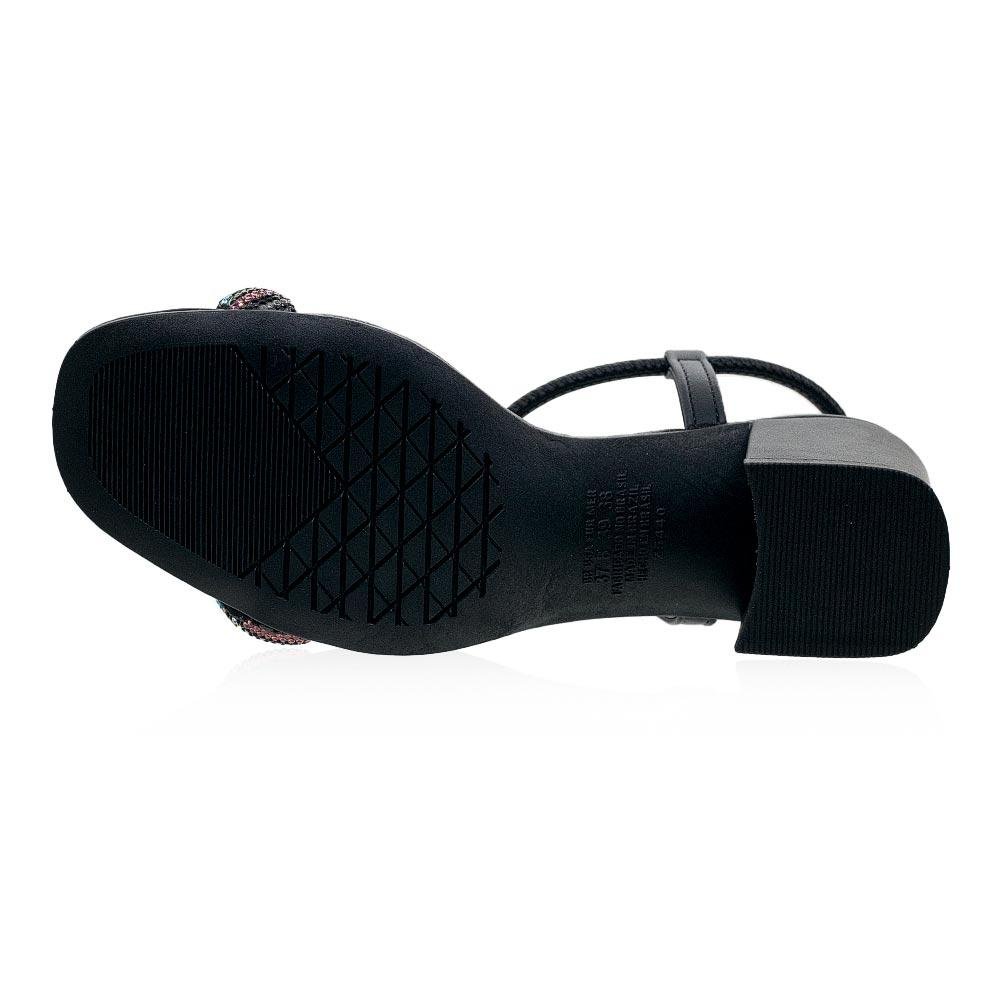 Sandália Salto Médio Feminina Dakota Y6041 Preta Preto 4